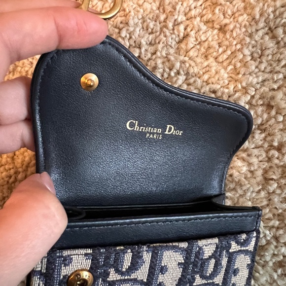 Dior saddle flap wallet with DIY chain - Picture 3 of 9